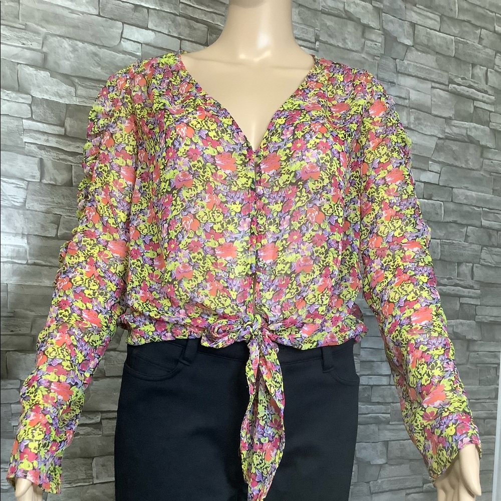 The East Order XS floral casual blouse (W618)